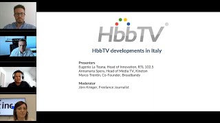 HbbTV Webinar: HbbTV developments in Italy