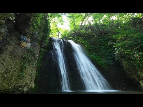 白瀑（秋田県八峰町） Shira Falls（Akita,Japan）