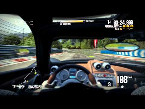 Shift 2 Unleashed PC - Pagani Huayra - First Run on Nordschleife