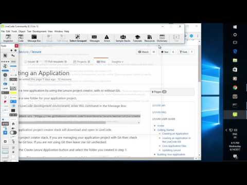 Creating a Levure Application