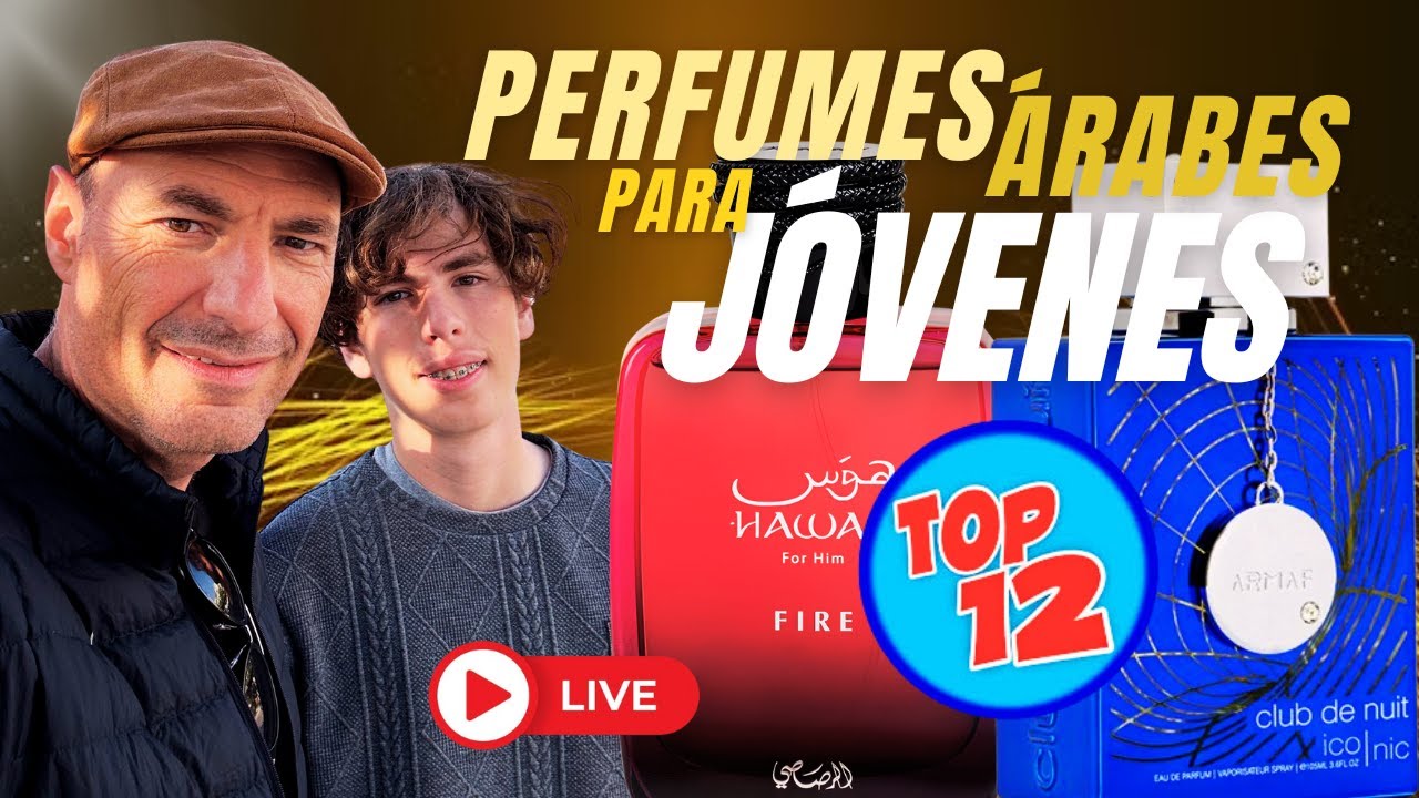 TOP 12 perfumes ÁRABES para JÓVENES