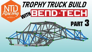 4 link suspension and chassis design with BendTech CRAWLpedia and Fusion 360