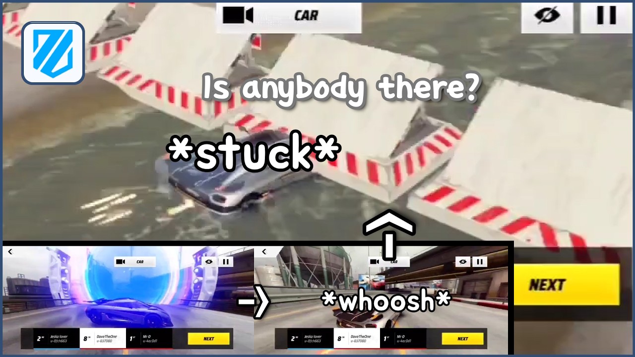 A car was trapped after an error in San Diego Portal System 🤯 [Funny Moments #203]