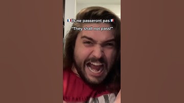 And people wonder where Gandalf got that line from (JRR Tolkien fought in WW1) #verdun #ww1 #france