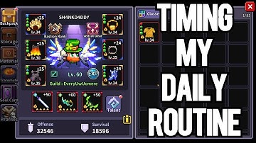 TIMING MY FULL DAILY ROUTINE | MY HEROES: DUNGEON RAID