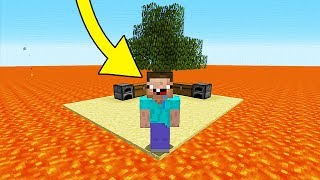 КАК ВЫЖИТЬ НУБУ НА ОСТРОВЕ В МИРЕ ЛАВЫ В Майнкрафте! Minecraft Мультики Майнкрафт троллинг Нуб и Про
