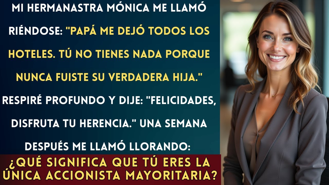Mi Hermanastra Heredó Todo el Imperio Hotelero—Hasta Que Leyó La Letra Pequeña del Testamento