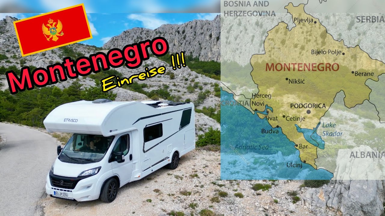 😳Unentspannte Einreise nach Montenegro | Wir verlassen die EU | Wohnmobil Montenegro Tour #1