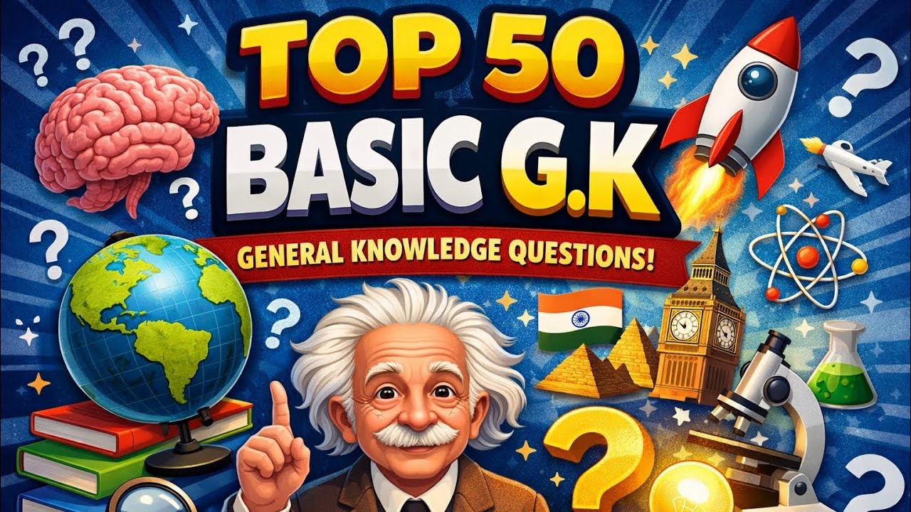 Kuch basic general knowledge 90% exam💪💪 - YouTube