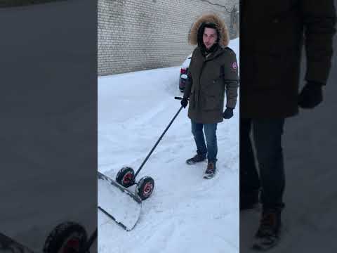 Обзор. Снегоотвал «Бульдозер» на колёсах | Unikit