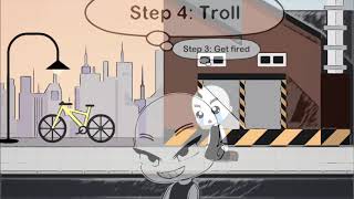 Trollface meme - Gacha life screenshot 4