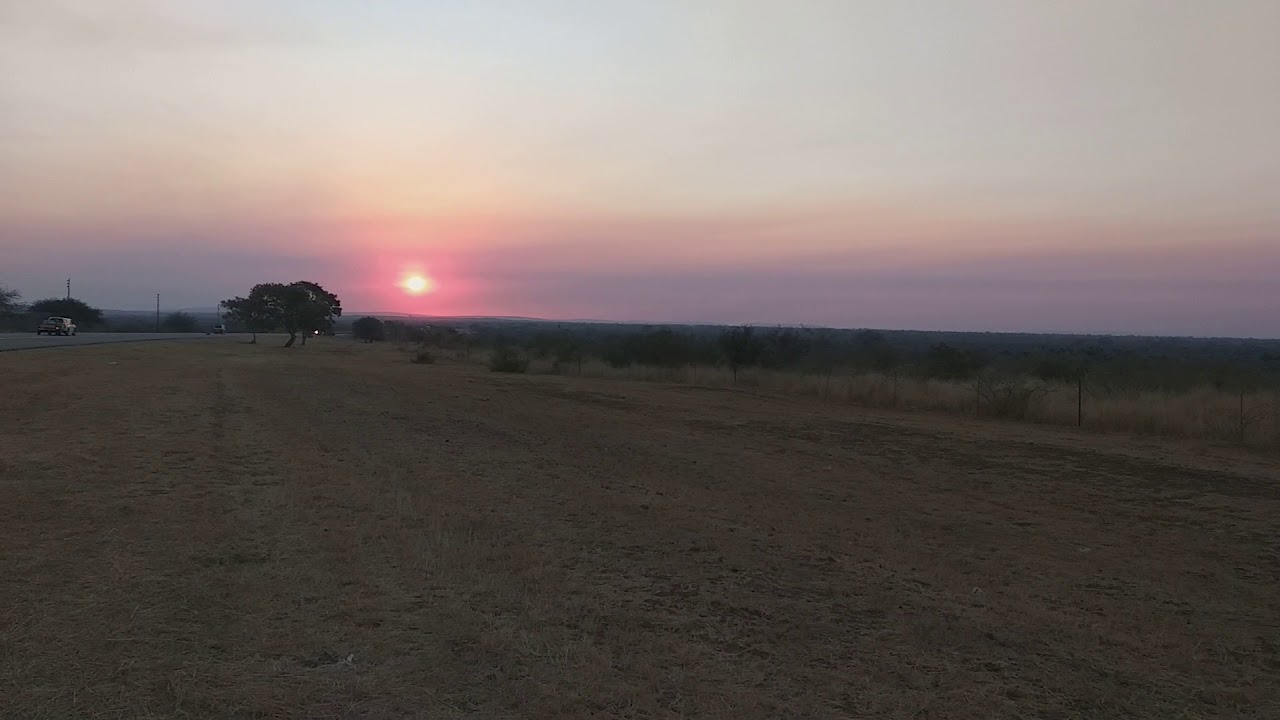 Pôr do sol de Moçambique, África