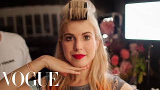 paramores hayley williams gets ready for her la concert vogue