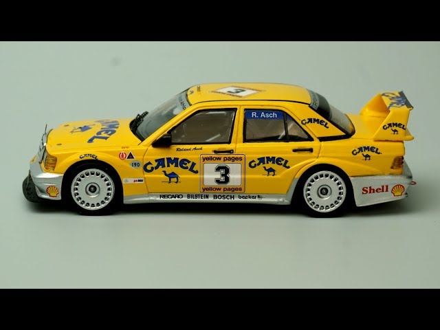 MERCEDES 190E EVO2 (W201) TSM CAMEL 1/43 ОЧ ХОРОША - YouTube