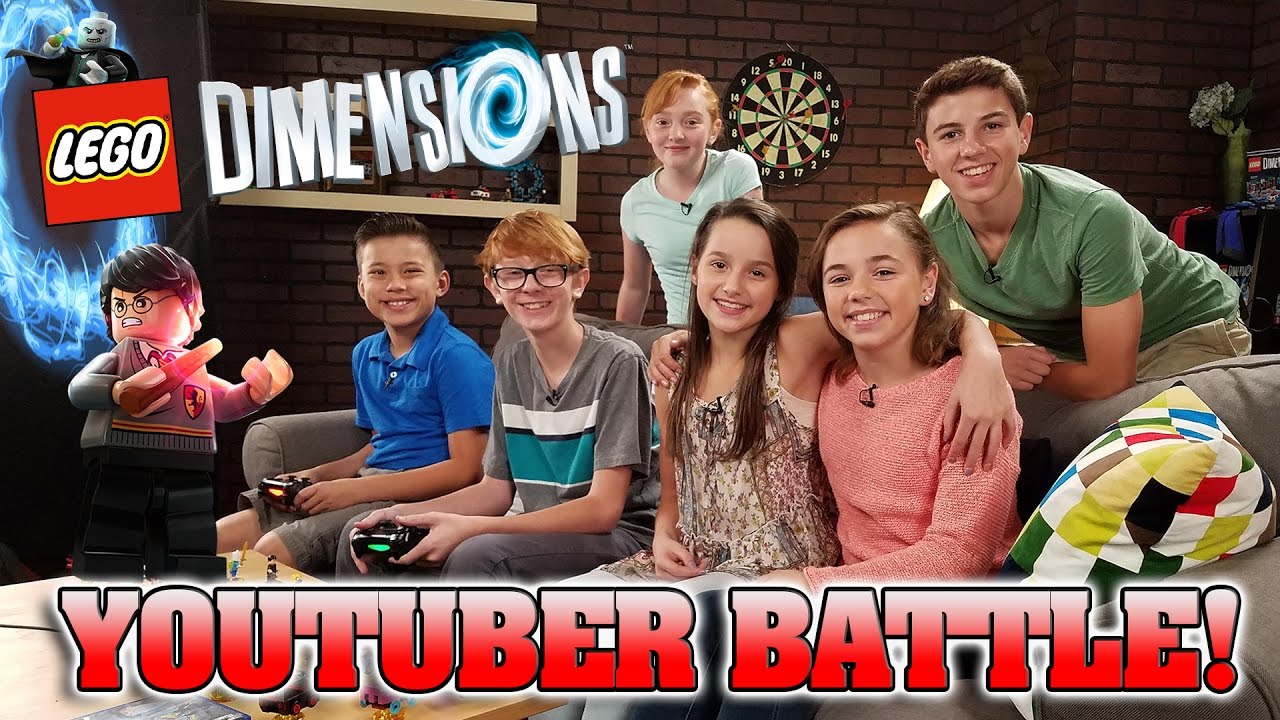 LEGO Dimensions YOUTUBER BATTLE!!! ft. Bratayley, Flippin' Katie & Working with Lemons!