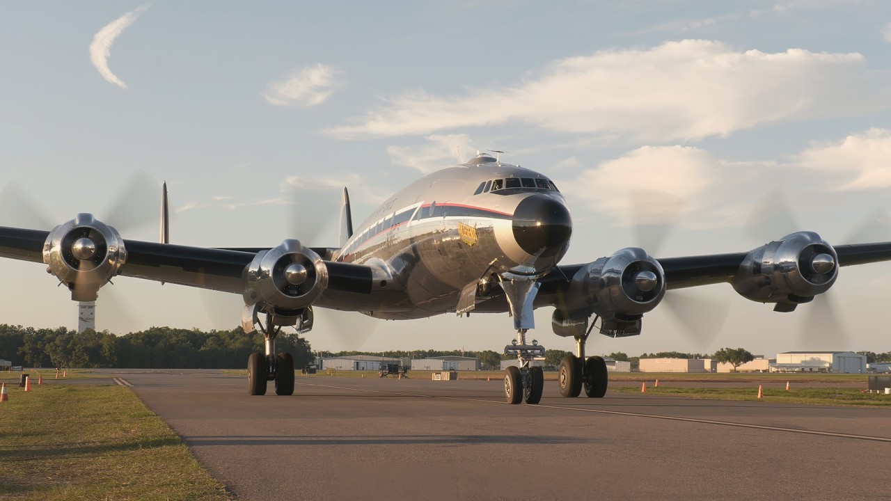 C-121A Constellation Golden Hour Arrival | SUN 'n FUN 2026