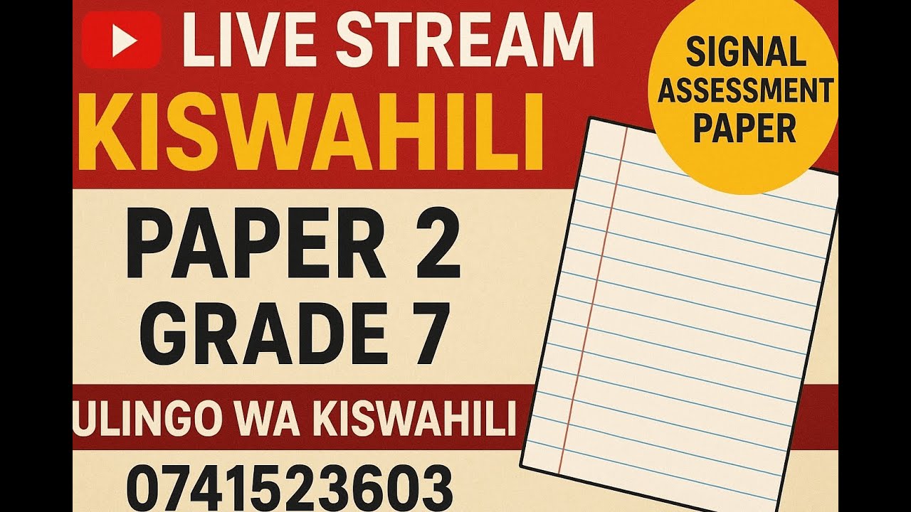 KISWAHILI PP2 GRADE 7