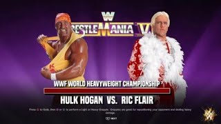 What if the planned Hulk Hogan vs Ric Flair Wrestlemania 8 match happened ? WWE 2K24