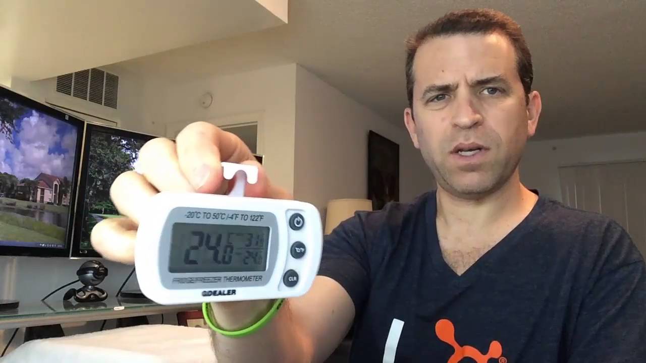 Digital Refrigerator Thermometer Review YouTube