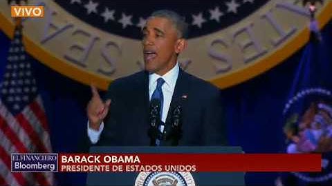 Último discurso de Barack Obama como presidente de Estados Unidos
