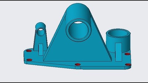 Creo part modeling tutorial | Machine Part-02 in Creo Parametric| Creo Tutorial For Beginners| Part|