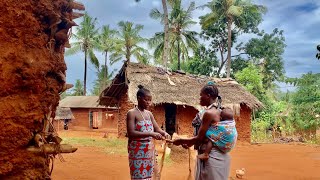 Morning Routine In a Traditional African Village Homestead \/\/ The Real RAW African Rural Lifestyle