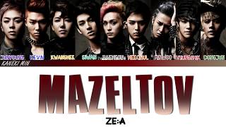 ZE:A[제국의아이들] Mazeltov (COLOR CODED LYRICS HAN/ROM/ENG) Resimi