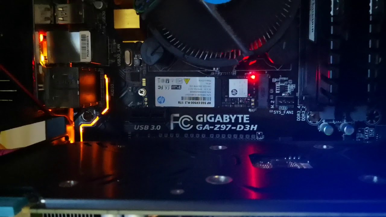 Faulty SSD... HP SSD Ex900 M.2 1tb flashing LED YouTube