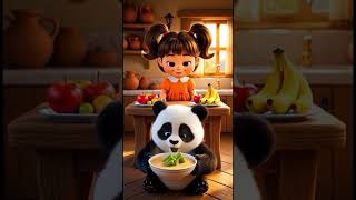 Lily Finds a Hungry Panda 🐼❤️ | Heartwarming Friendship Story | Cute Animated Short