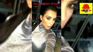 Kim Kardashian West Snapchat June 1 2016 | Khloé Kardashian,Kris Jenner Glitter Dress & High Heels screenshot 4