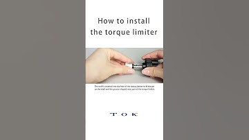 How to install the torque limiter｜TOK,inc #shorts