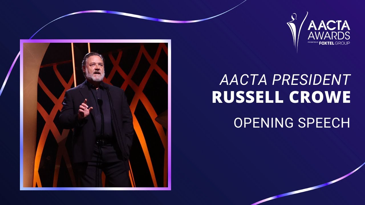Russel Crowe Opens the 2021 AACTA Awards