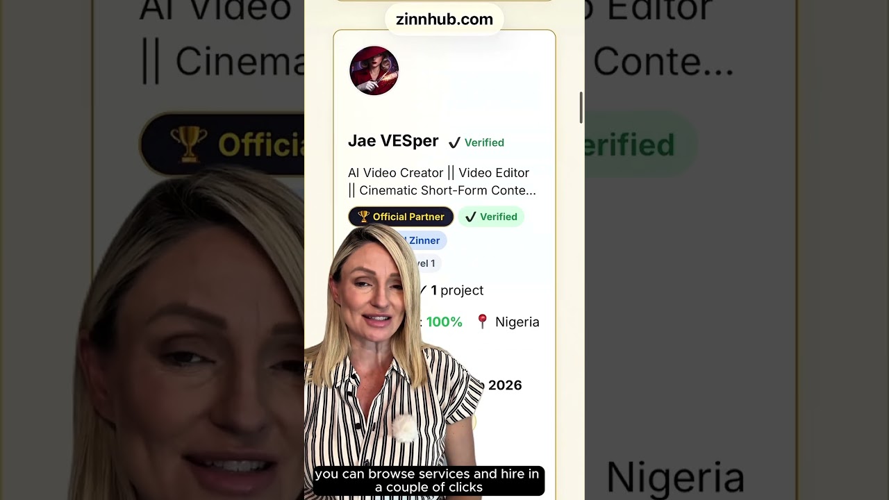 Christina, vlasnica malog poduzeća u Ujedinjenom Kraljevstvu, u svojoj video recenziji kupca Zinn Huba