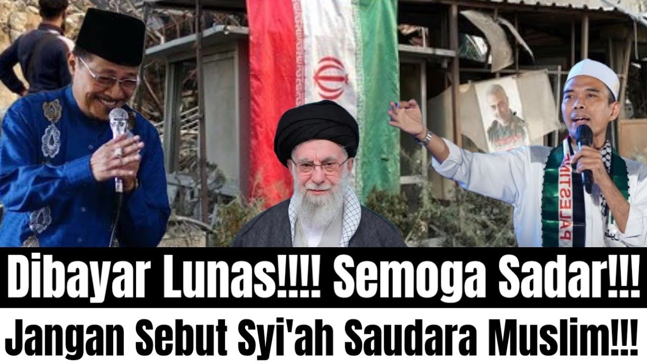 LUNAS!!!! AKHIRNYA PROF AHMAD ZAHRO MALU SENDIRI!!! MASIH MAU MENGANGGAP SYIAH SAUDARA MUSLIM!!?