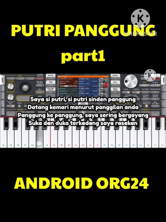 Putri Panggung part1 cover || ANDROID ORG24 #video #dangdut #orgenandroid #studioorg