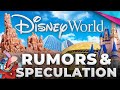 Disney world rumors  speculation  whats happening  dsny newscast
