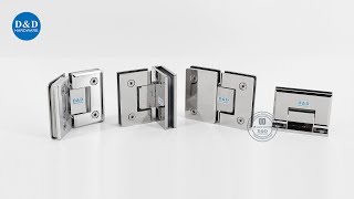 How many types of glass shower hinges-D&D HARDWARE