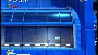 Sonic Generations : Modern Speed Highway - 3D in 2D Area Glitch -