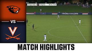 Oregon St.  vs. Virginia Match Highlights | 2026 ACC Men's Soccer