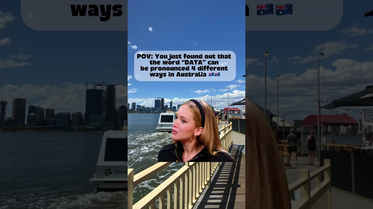 How to say DATA in Australian English 🤭 