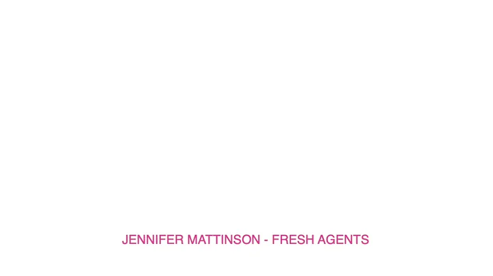 Jennifer Mattison Voice Over
