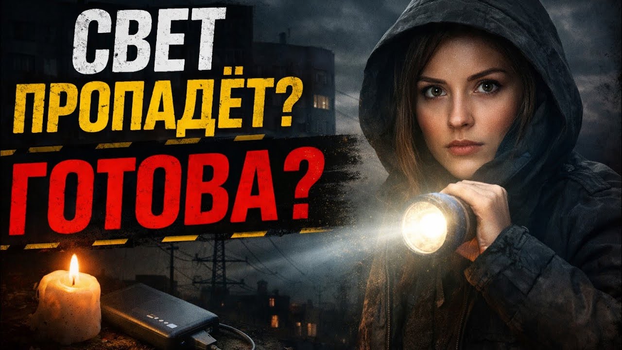 Если завтра отключат свет — что делать?