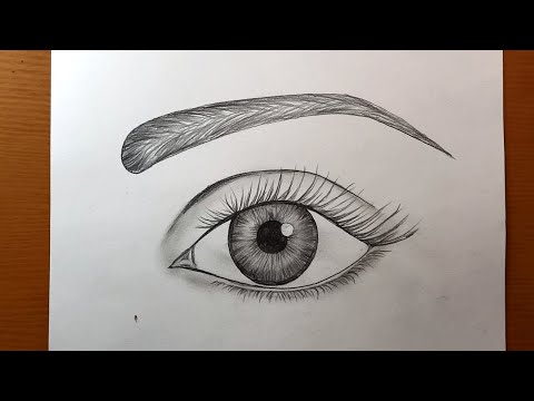 Video: Come Disegnare Un Occhio Umano