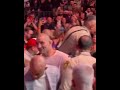 Sean Strickland attacks Dricus Du Plessis in the crowd at UFC 296