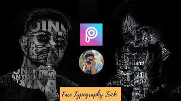 Face Typography Text Editing Effect | PicsArt Tutorial