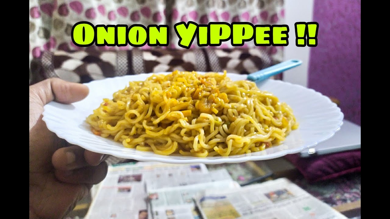 How to make Onion Yippee Noodles at Home 2 Min. me Khushiyaan Easy