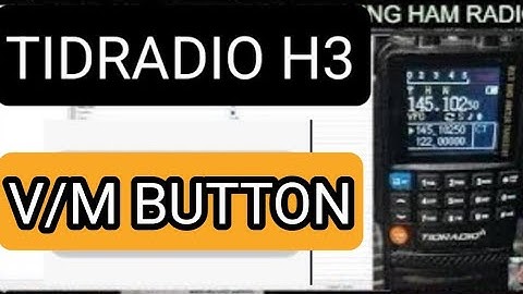 TIDRADIO H3 , Channel Mode , Group Mode , VFO Mode  ?
