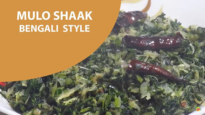 " "  Mulo Shaak Recipe "Bengali Style"