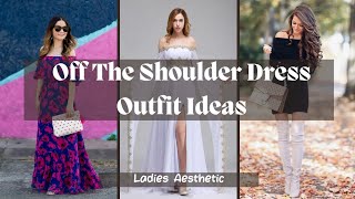 70+ Best Off the Shoulder Dress Outfit Ideas screenshot 1