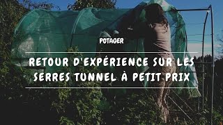 👩‍🌾 Retour d'expérience sur les serres tunnel à petit prix